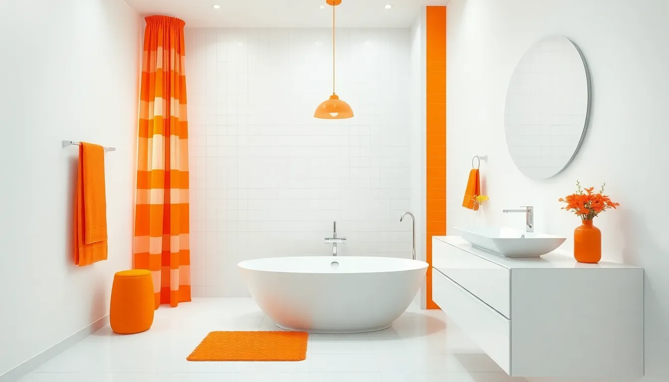 25 Stunning Orange Bathroom Ideas That Will Transform Your Space in 2025 7