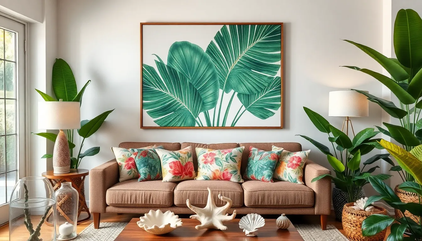 25 Tropical Living Room Ideas to Transform Your Home Into an Island Paradise 7