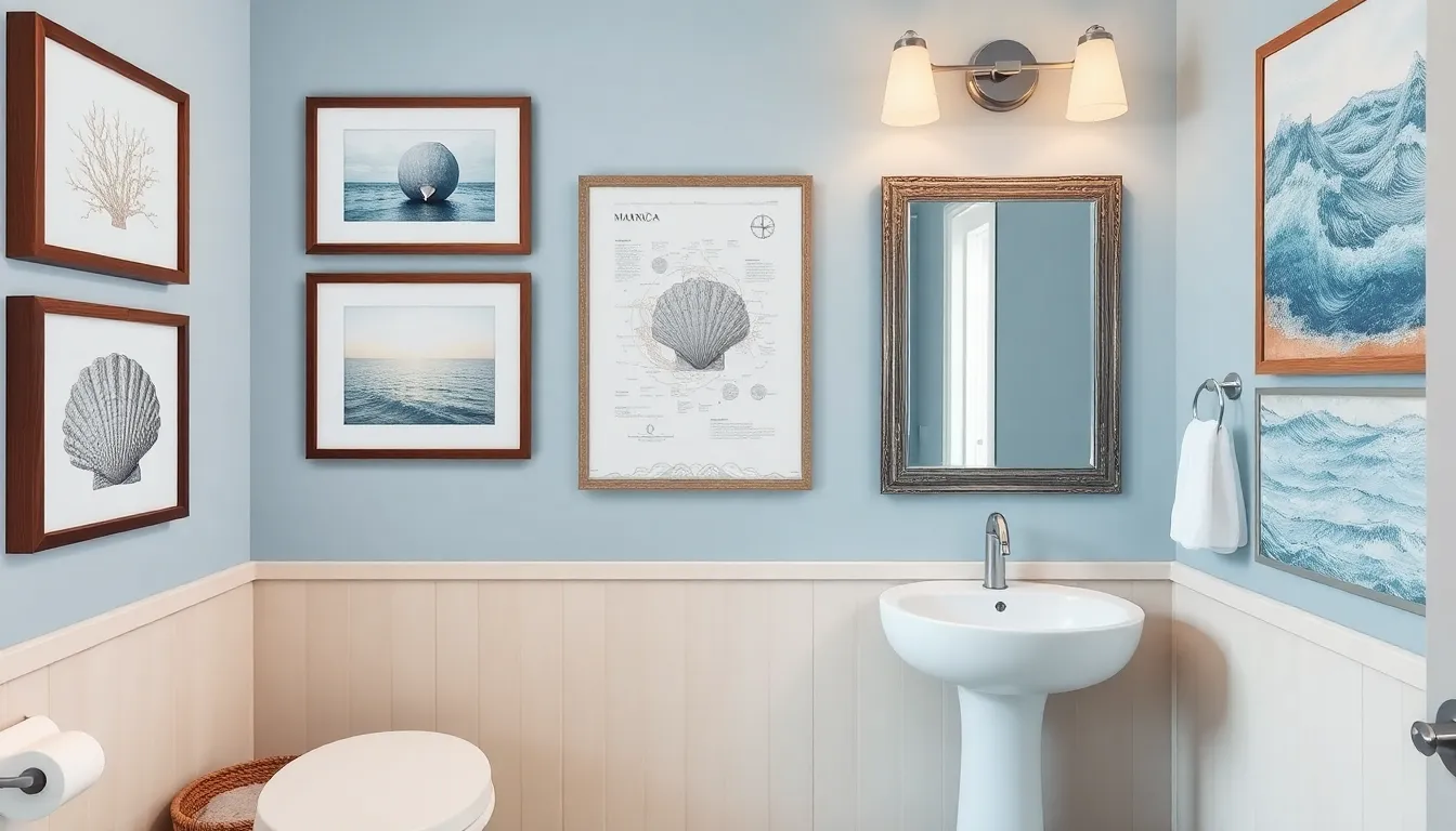 15 Stunning Artwork Ideas for Bathroom Walls That Transform Your Space 9
