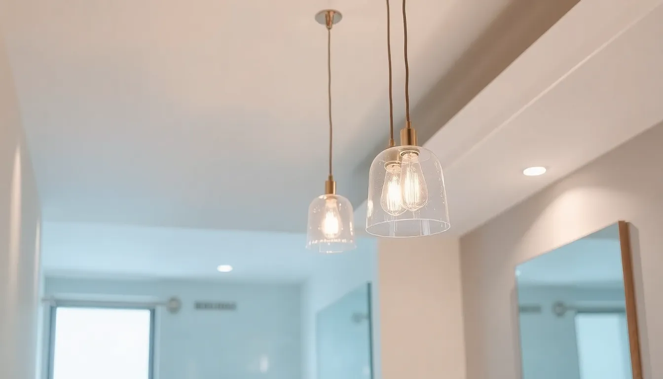 27 Stunning Bathroom Chandelier Ideas to Transform Your Space Into a Luxury Spa 9