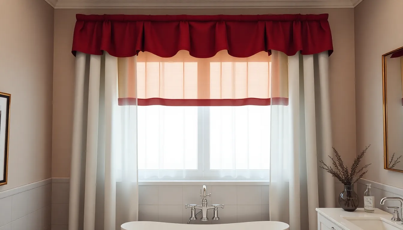 25 Stunning Bathroom Curtain Ideas to Transform Your Space on Any Budget 10 25 Stunning Bathroom Curtain Ideas to Transform Your Space on Any Budget 9