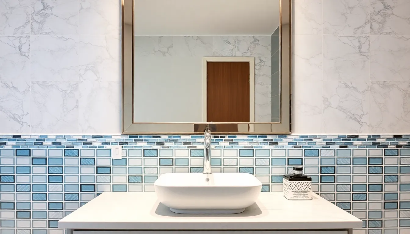 25 Stunning Bathroom Glass Tile Ideas That Will Transform Your Space in 2025 10 25 Stunning Bathroom Glass Tile Ideas That Will Transform Your Space in 2025 9