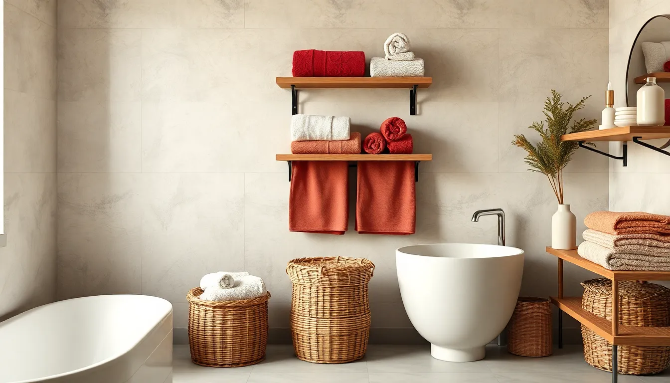 25 Creative Bathroom Hand Towel Display Ideas That Transform Your Space 9