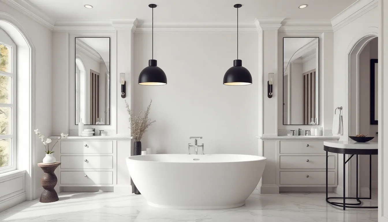25 Stunning Bathroom Pendant Lighting Ideas to Transform Your Space in 2025 9