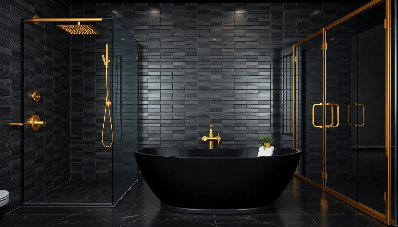 27 Black and Gold Bathroom Ideas to Transform Your Space in 2025 10 27 Black and Gold Bathroom Ideas to Transform Your Space in 2025 9