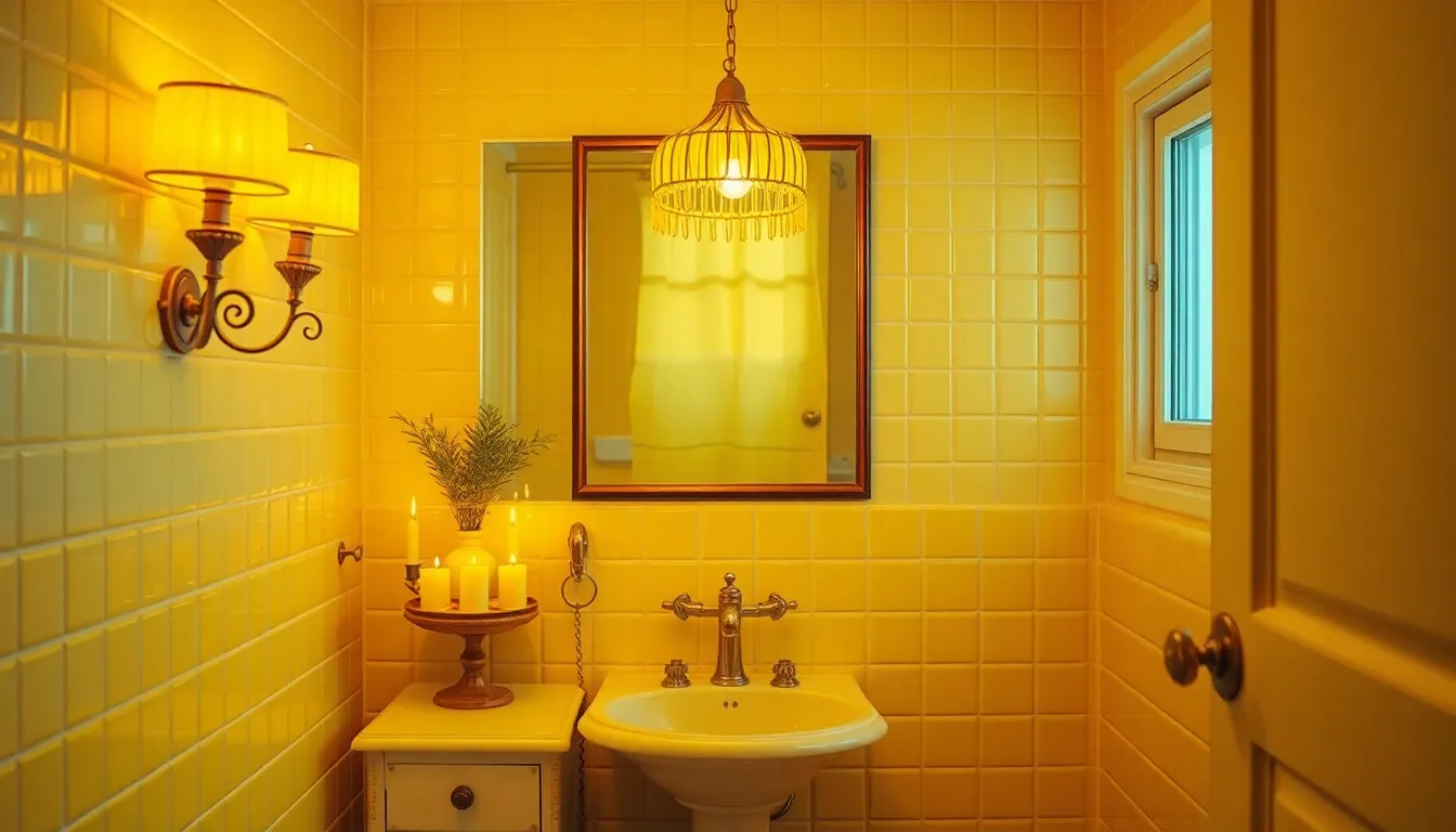 25+ Yellow Bathroom Decorating Ideas That Actually Look Stunning in 2025 9