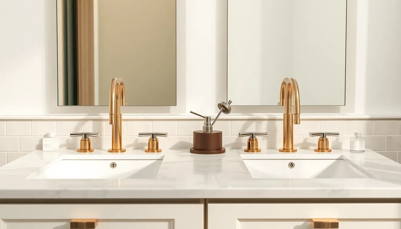 50 Double Sink Bathroom Ideas That Transform Your Morning Routine (2025 Guide) 10 50 Double Sink Bathroom Ideas That Transform Your Morning Routine (2025 Guide) 9