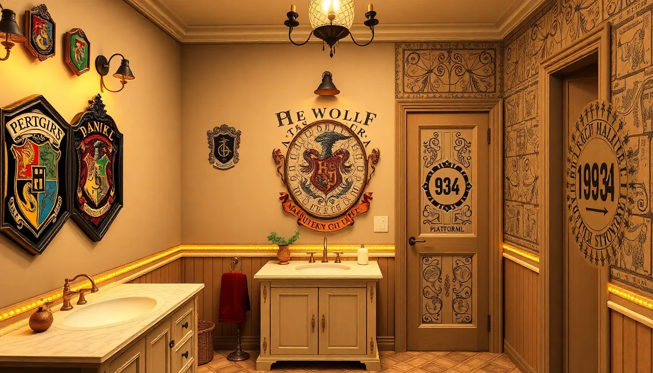 15 Magical Harry Potter Bathroom Ideas to Transform Your Space Into Hogwarts 9