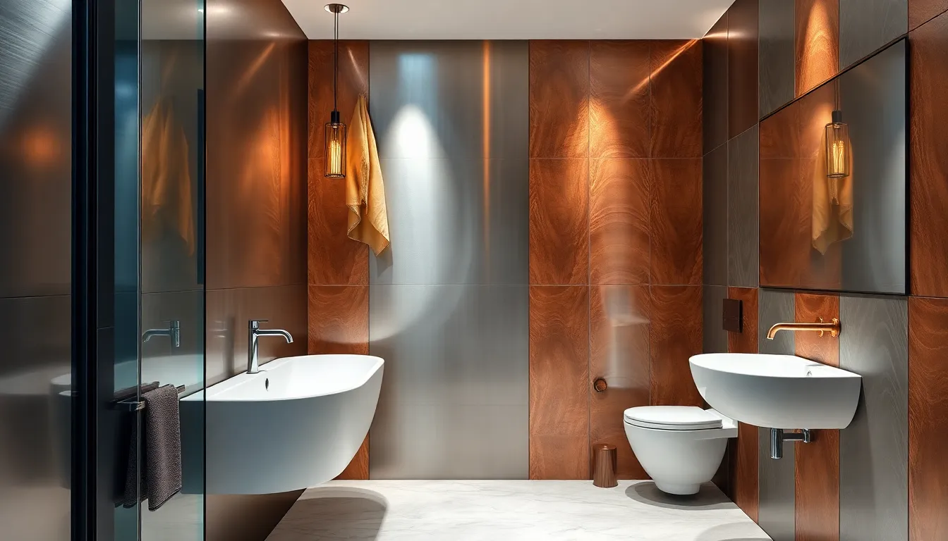 27 Creative Bathroom Wall Ideas Instead of Tiles (That Actually Work!) 9