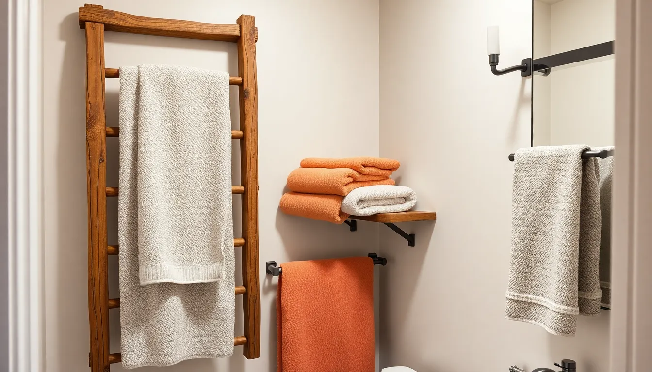 25 Creative Ideas for Hanging Towels in Bathroom: Space-Saving & Stylish Solutions 10 25 Creative Ideas for Hanging Towels in Bathroom: Space-Saving & Stylish Solutions 9