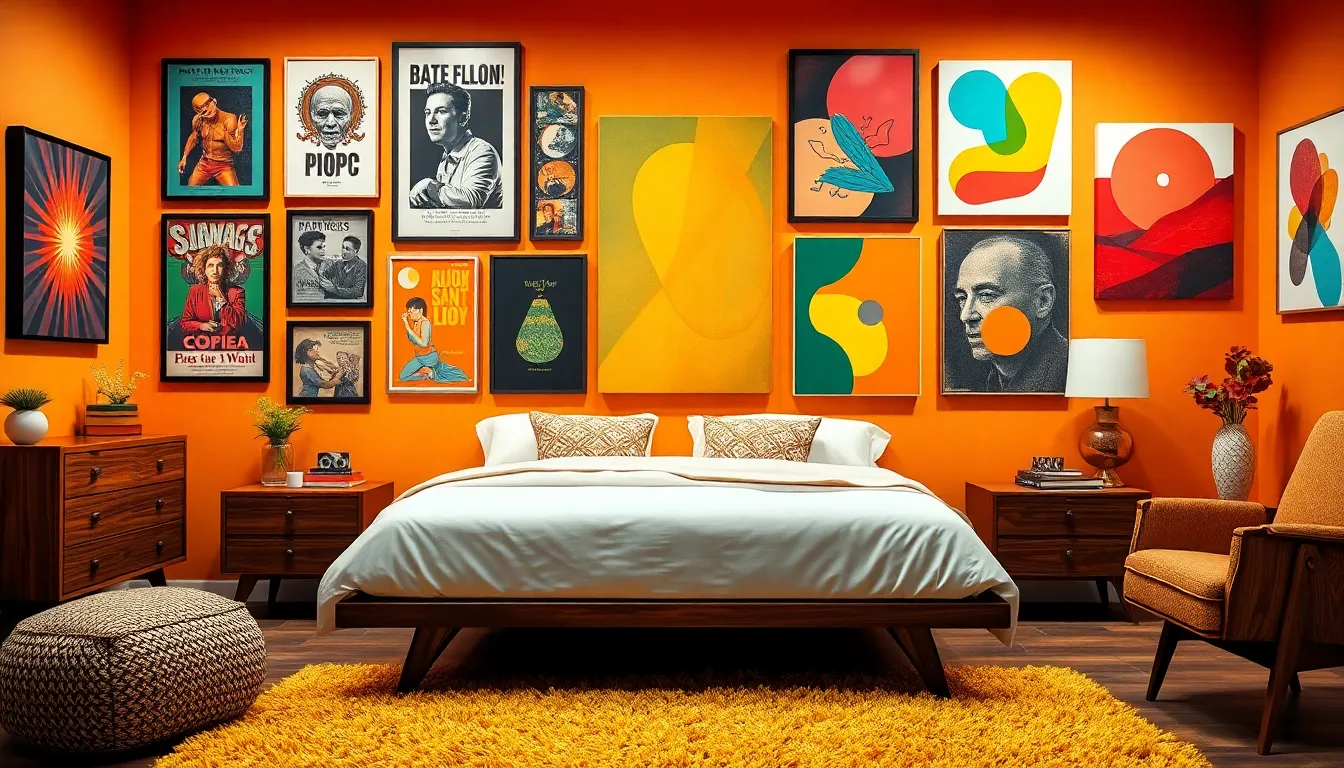 15 Groovy Retro Bedroom Decor Ideas That'll Transform Your Space on Any Budget 9