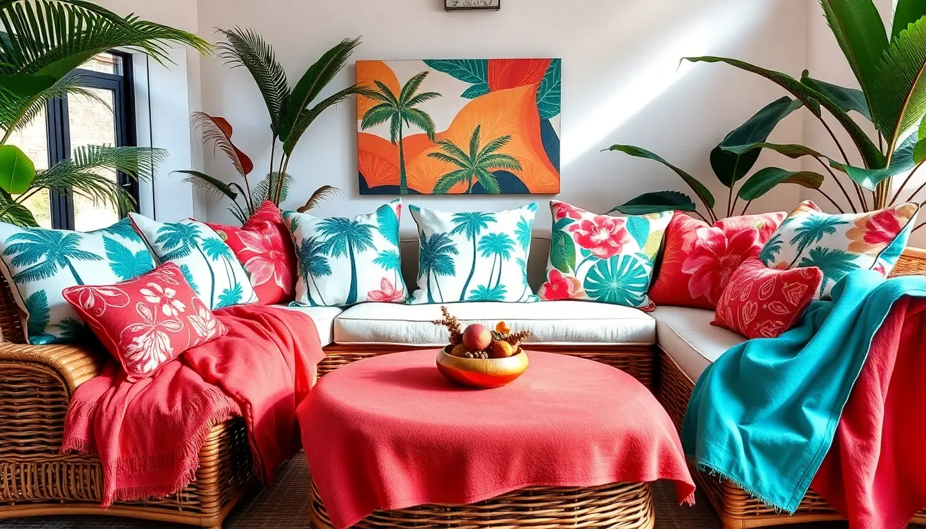 25 Tropical Living Room Ideas to Transform Your Home Into an Island Paradise 9