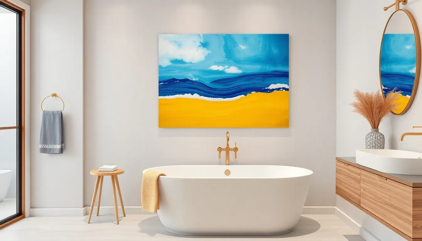 15 Stunning Art for Bathroom Ideas That Transform Any Space (Moisture-Proof!) 12 15 Stunning Art for Bathroom Ideas That Transform Any Space (Moisture-Proof!) 11