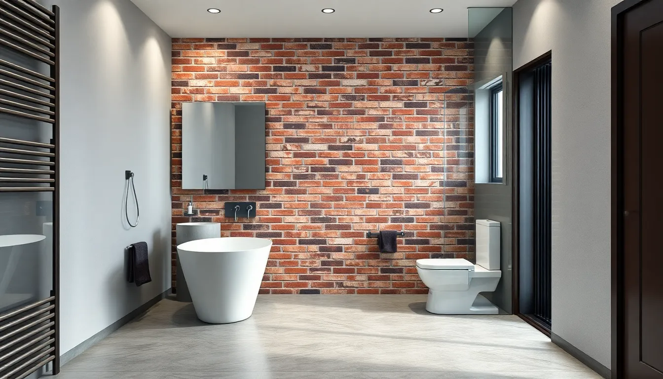 25 Stunning Bathroom Accent Wall Ideas That'll Transform Your Space This Weekend 11