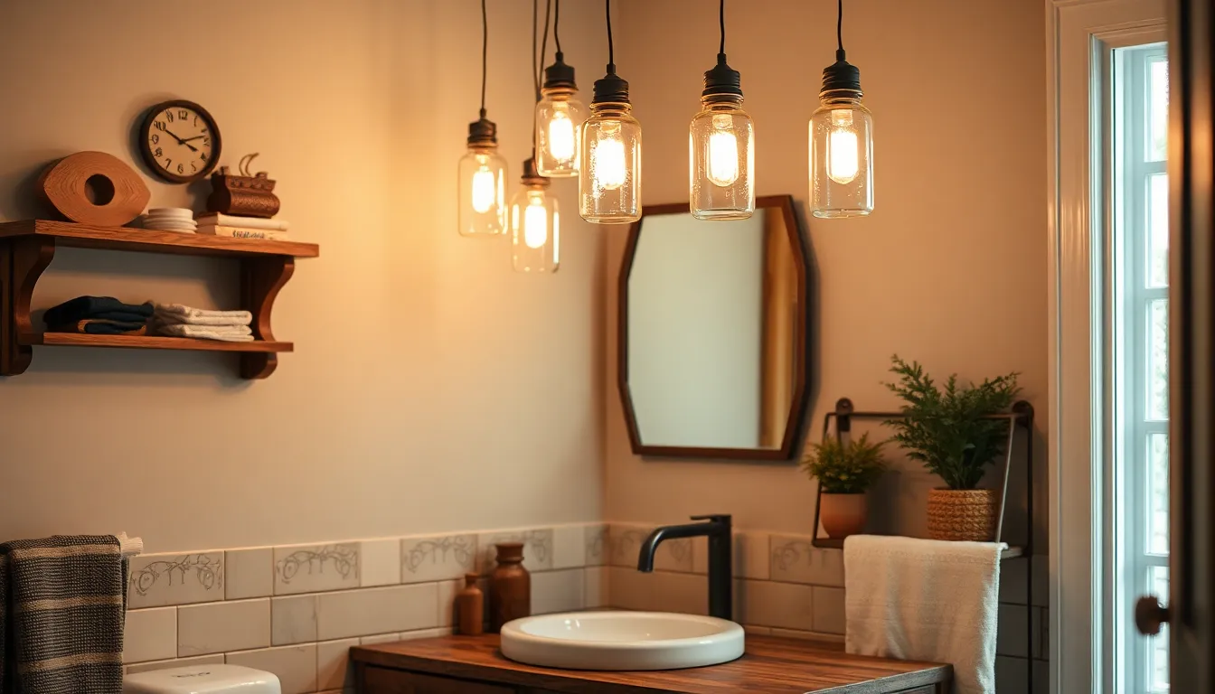 27 Stunning Bathroom Chandelier Ideas to Transform Your Space Into a Luxury Spa 11