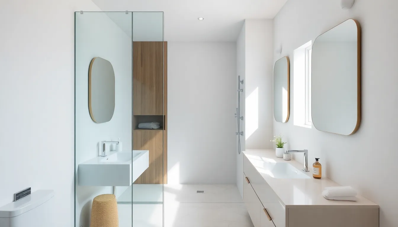 15 Space-Saving Bathroom Door Ideas That Actually Work in Tiny Spaces 11