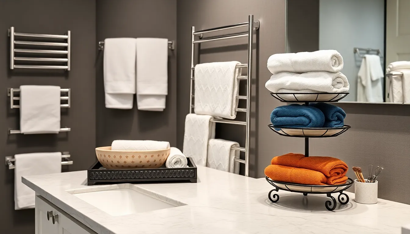25 Creative Bathroom Hand Towel Display Ideas That Transform Your Space 11
