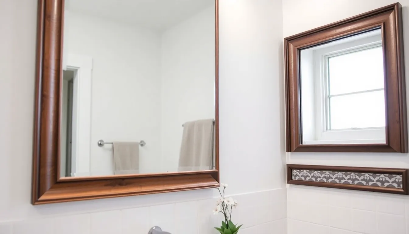 25 Stunning Bathroom Mirror Frame Ideas to Transform Your Space (DIY & Budget-Friendly!) 11