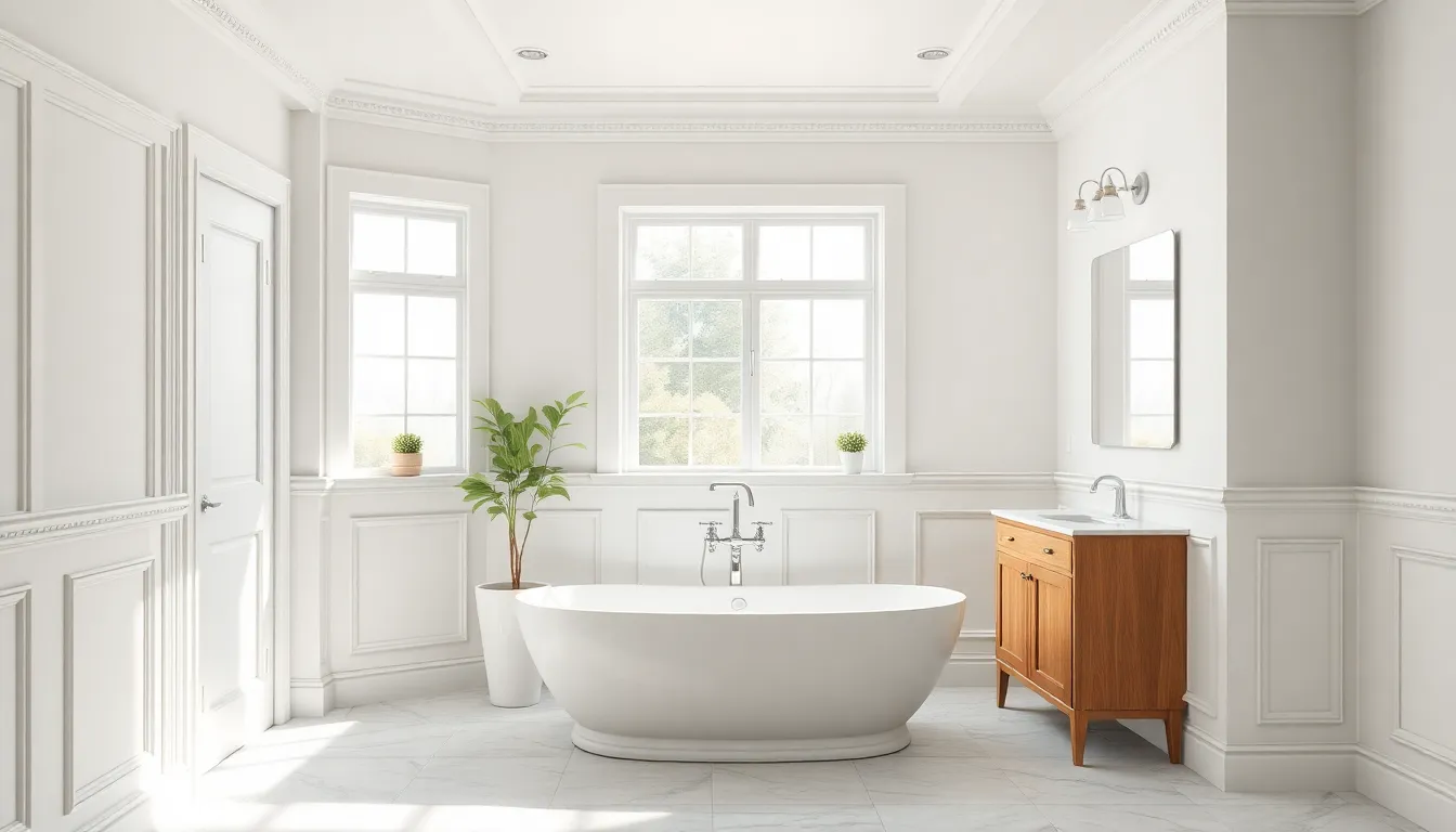 25 Stunning Bathroom Molding Ideas That Transform Any Space (2025 Guide) 11