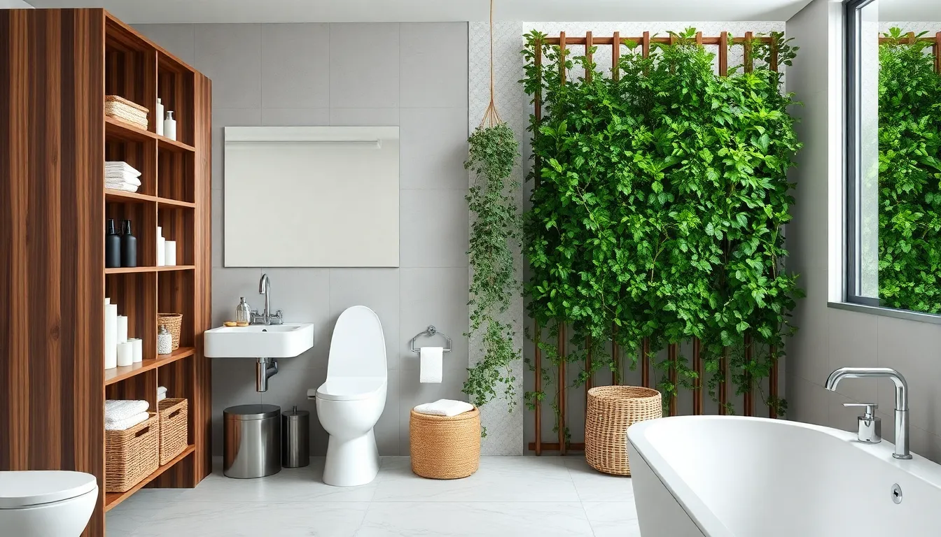 25 Bathroom Partition Ideas to Transform Your Space (Glass, Wood & More) 12 25 Bathroom Partition Ideas to Transform Your Space (Glass, Wood & More) 11