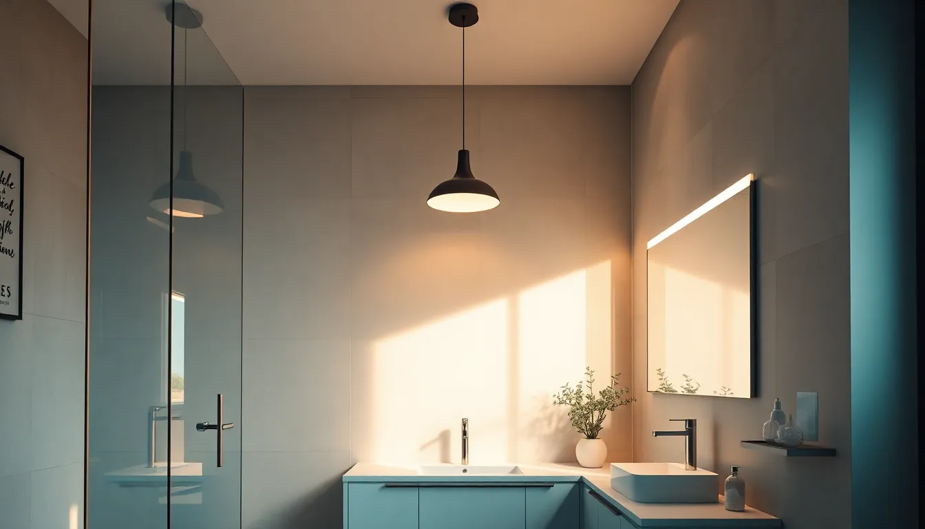 25 Stunning Bathroom Pendant Lighting Ideas to Transform Your Space in 2025 11