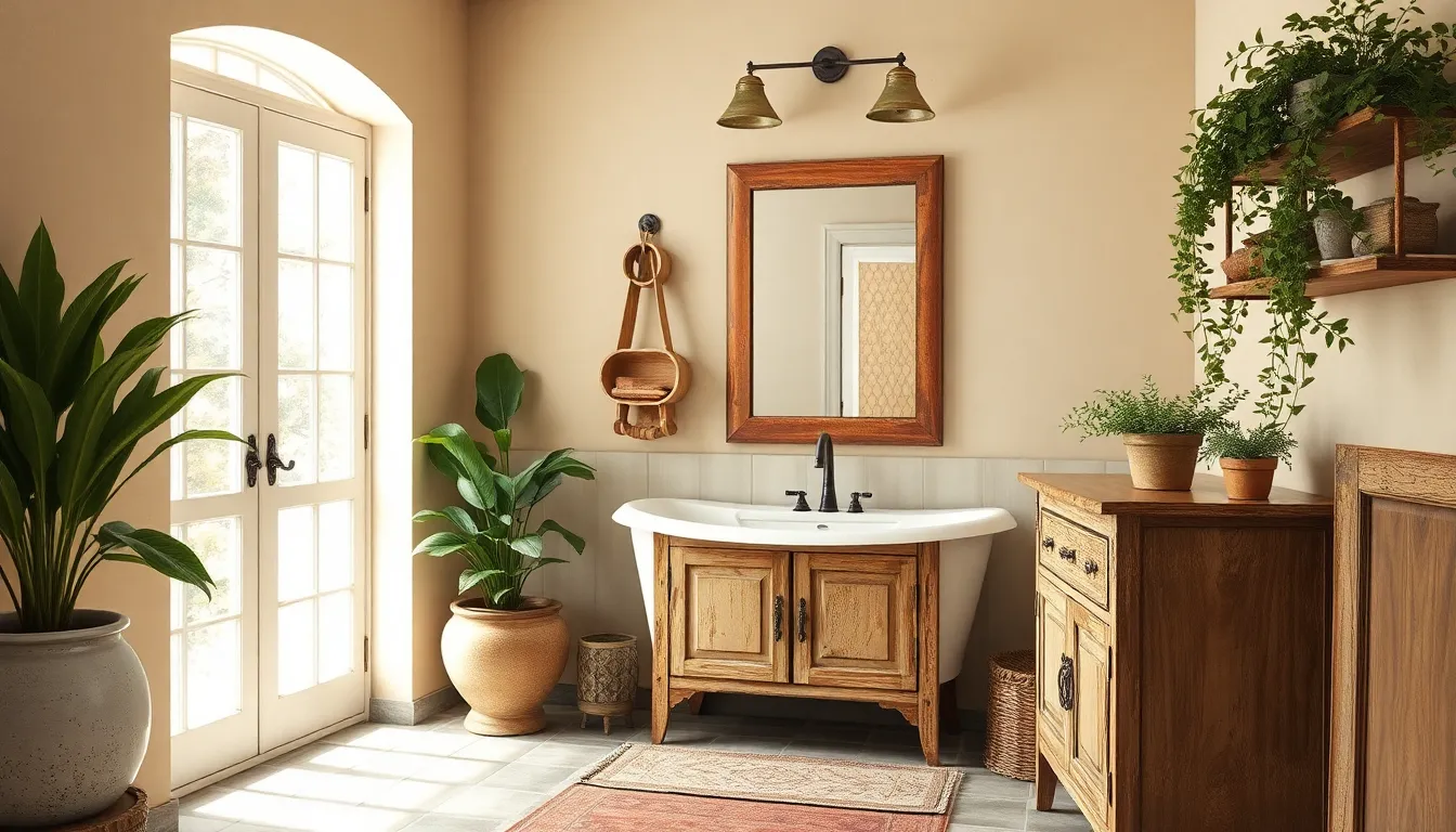 25 Stunning Bathroom Rustic Ideas to Transform Your Space on Any Budget 11