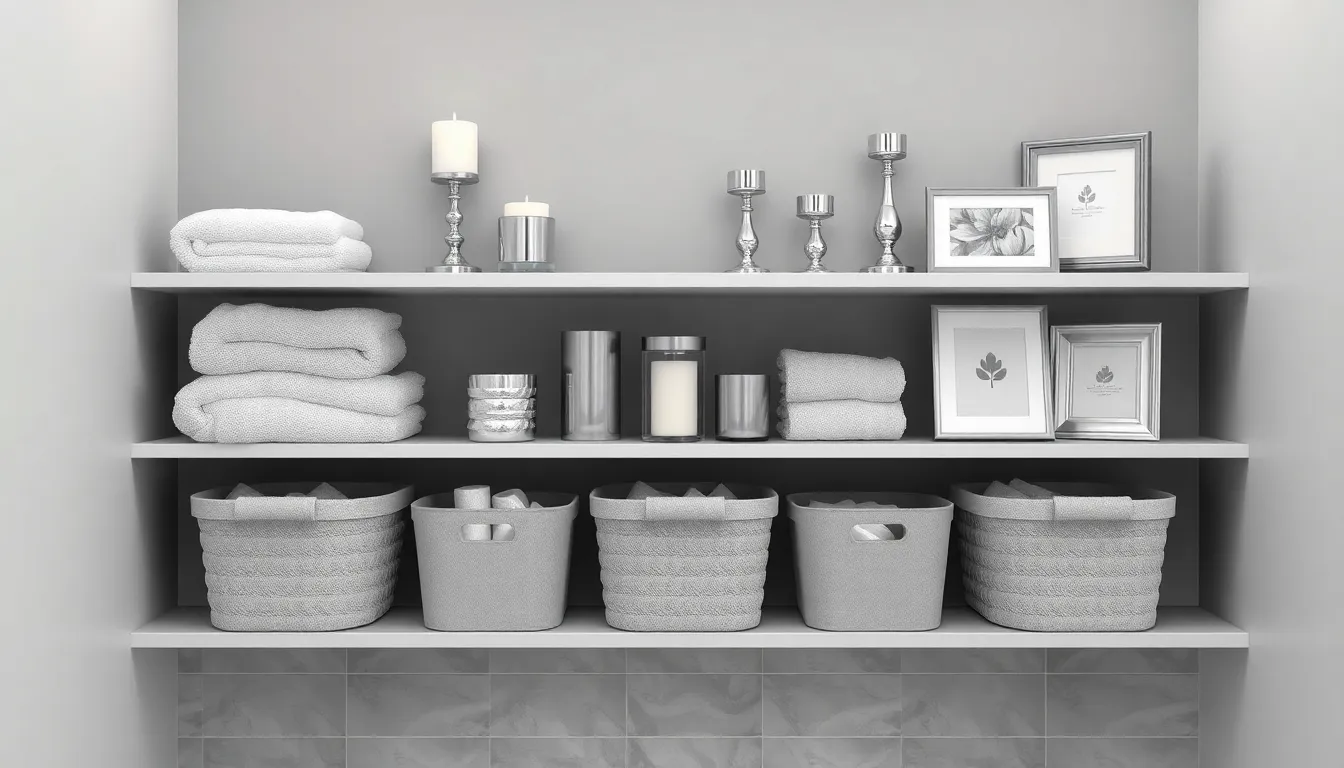 25 Stunning Bathroom Shelf Decor Ideas to Transform Your Space in 2025 11