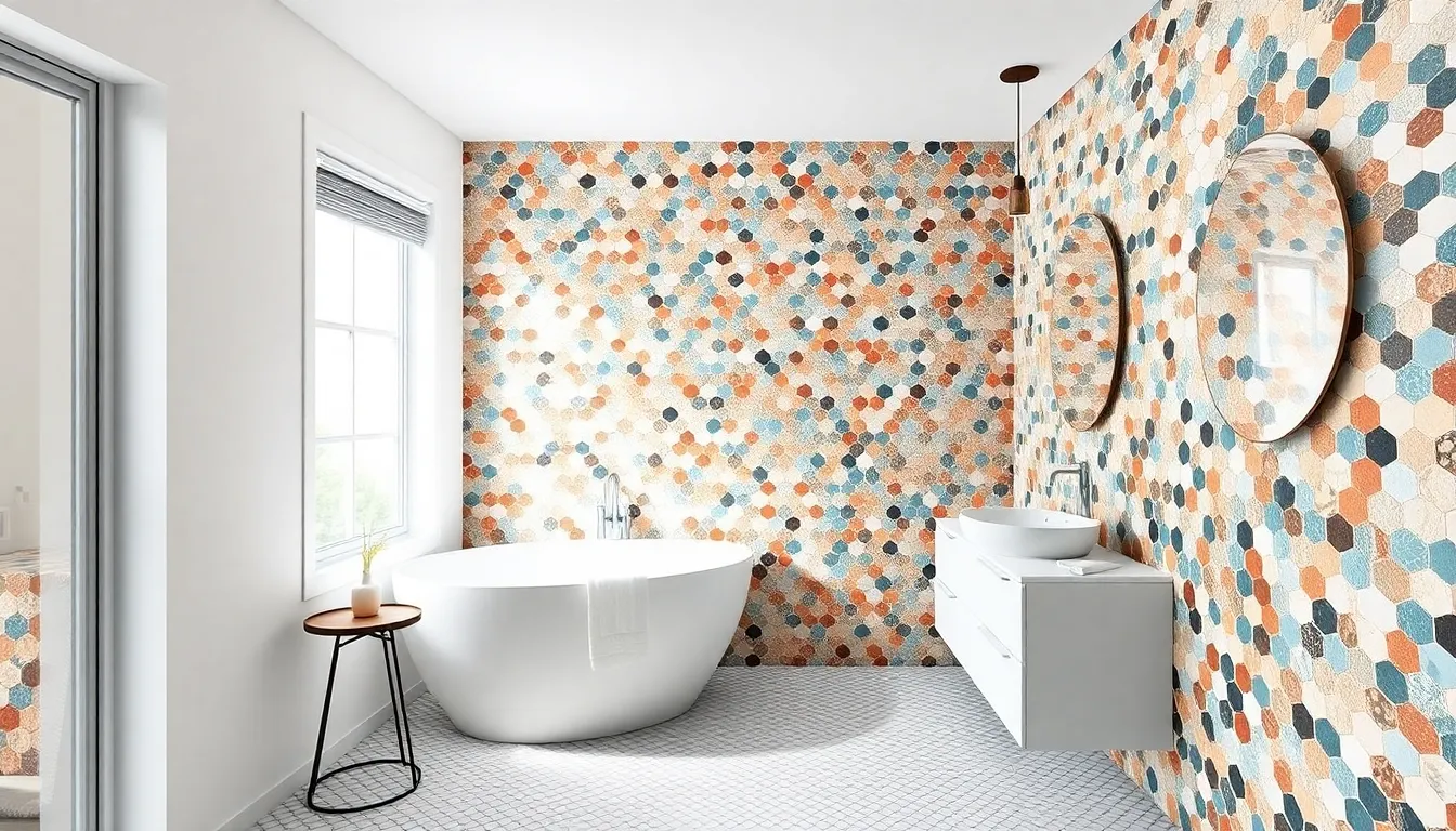 25 Stunning Bathroom Splashback Ideas to Transform Your Space on Any Budget 11