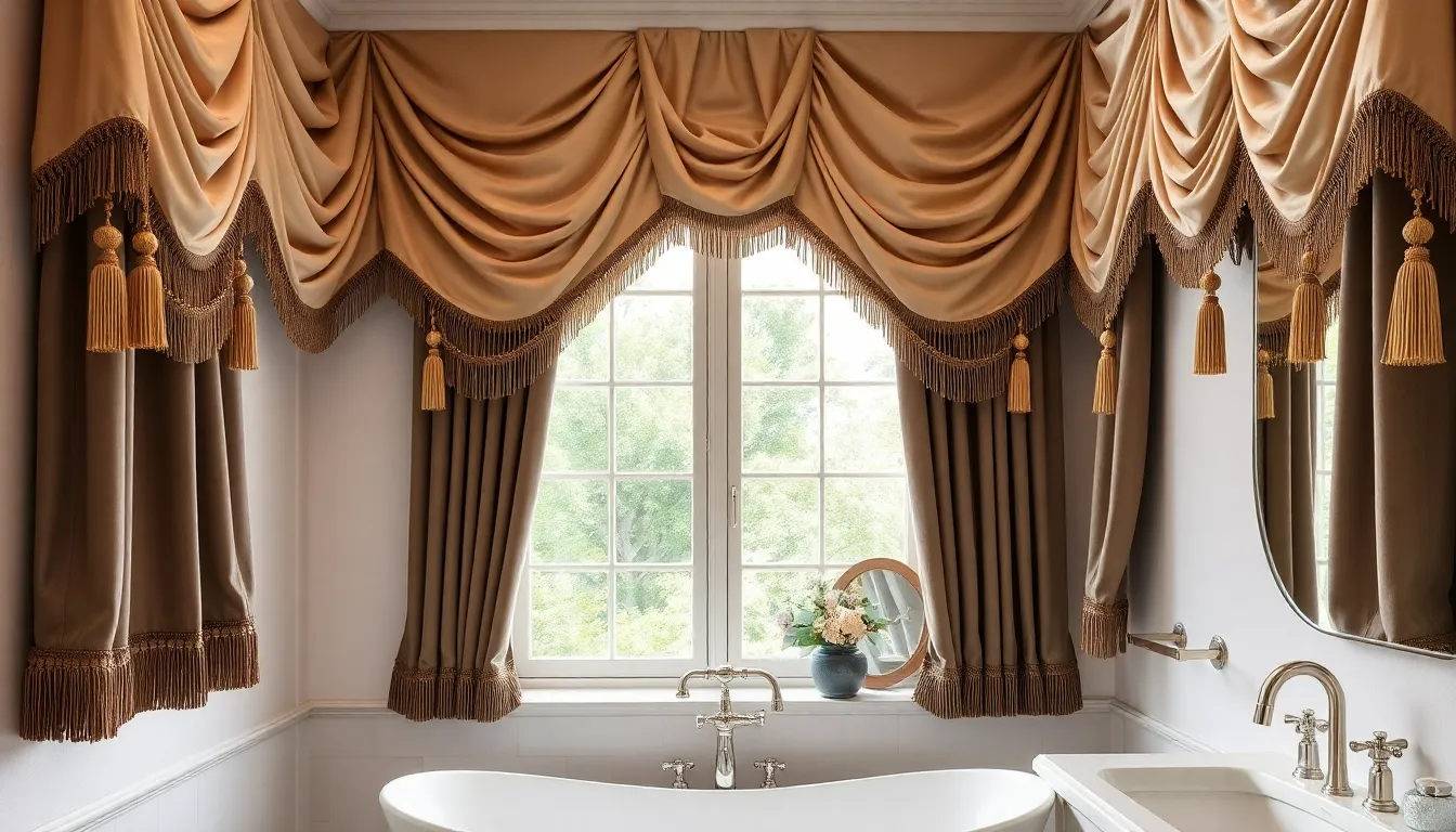 15 Stylish Bathroom Valance Ideas That Transform Any Space (2025 Guide) 12 15 Stylish Bathroom Valance Ideas That Transform Any Space (2025 Guide) 11
