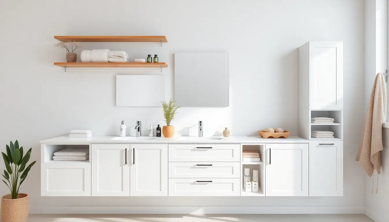 25 Brilliant Bathroom Wall Storage Ideas to Maximize Your Small Space 11