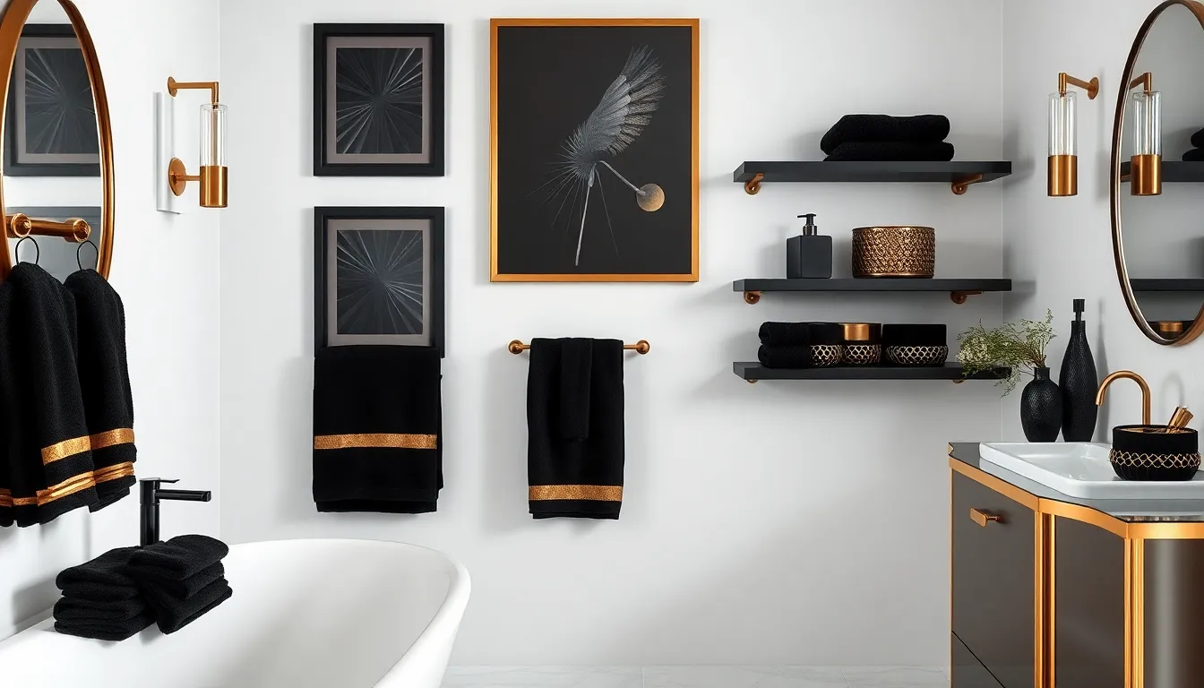 27 Black and Gold Bathroom Ideas to Transform Your Space in 2025 12 27 Black and Gold Bathroom Ideas to Transform Your Space in 2025 11