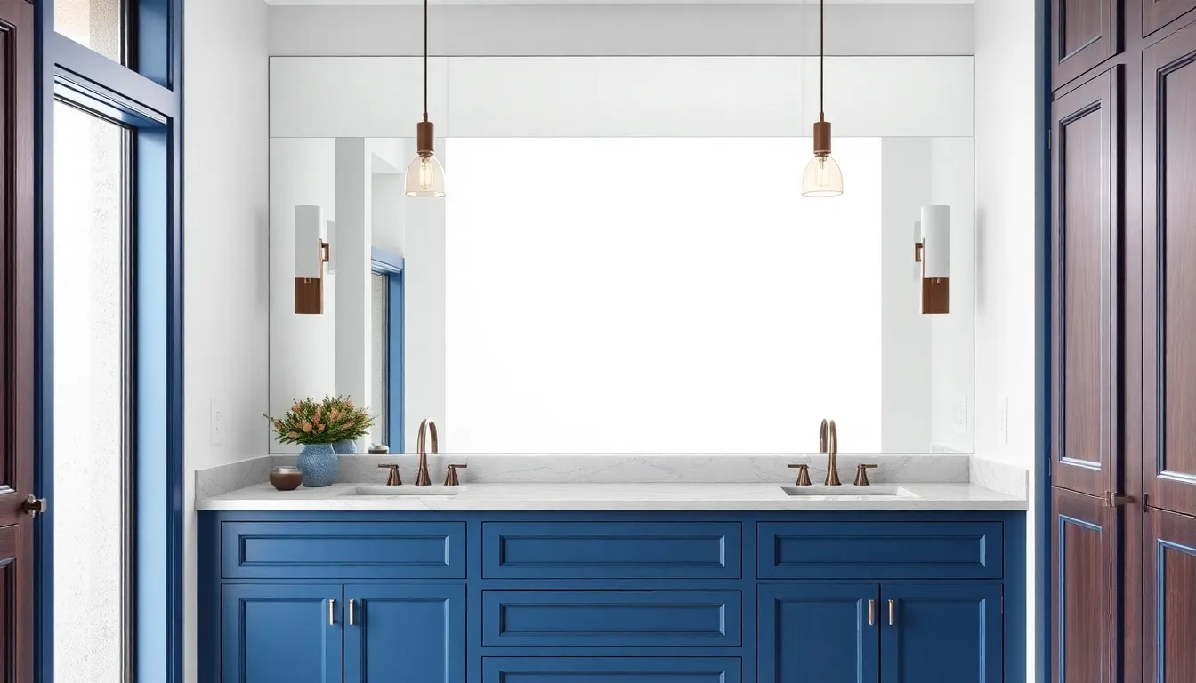 27 Stunning Blue Vanity Bathroom Ideas That Will Transform Your Space 11