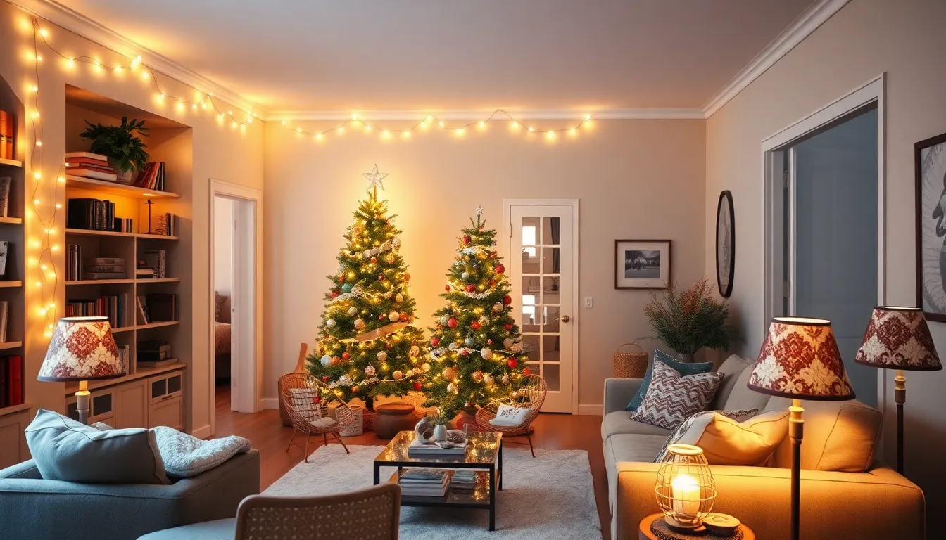 25 Magical Christmas Decor Ideas for Living Room That'll Make You Holiday Ready 12 25 Magical Christmas Decor Ideas for Living Room That'll Make You Holiday Ready 11