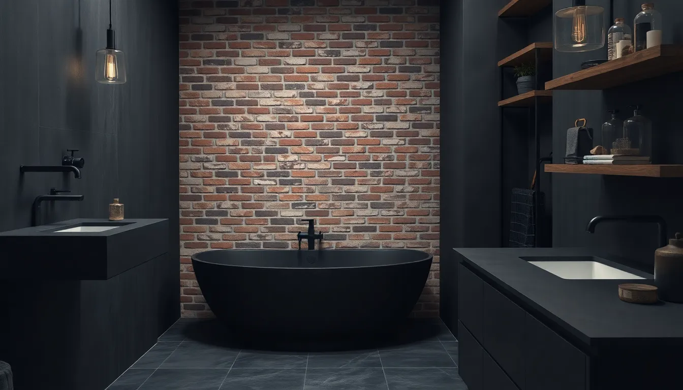 27 Dark Bathroom Ideas That'll Transform Your Space Into a Luxury Spa 12 27 Dark Bathroom Ideas That'll Transform Your Space Into a Luxury Spa 11