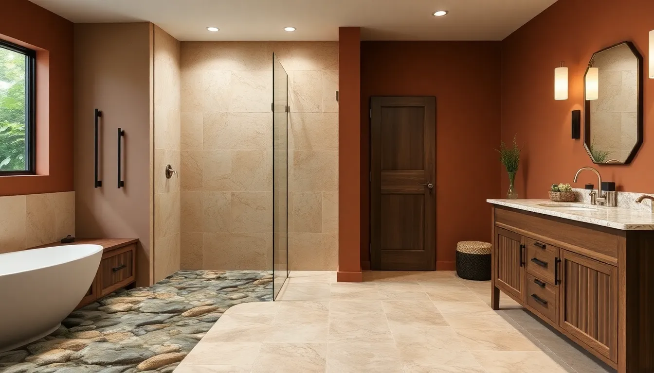 25 Stunning Earth Tone Bathroom Ideas That'll Transform Your Space Into a Spa Retreat 11