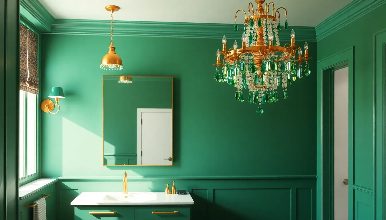 25 Stunning Green and Gold Bathroom Ideas to Transform Your Space in 2025 11