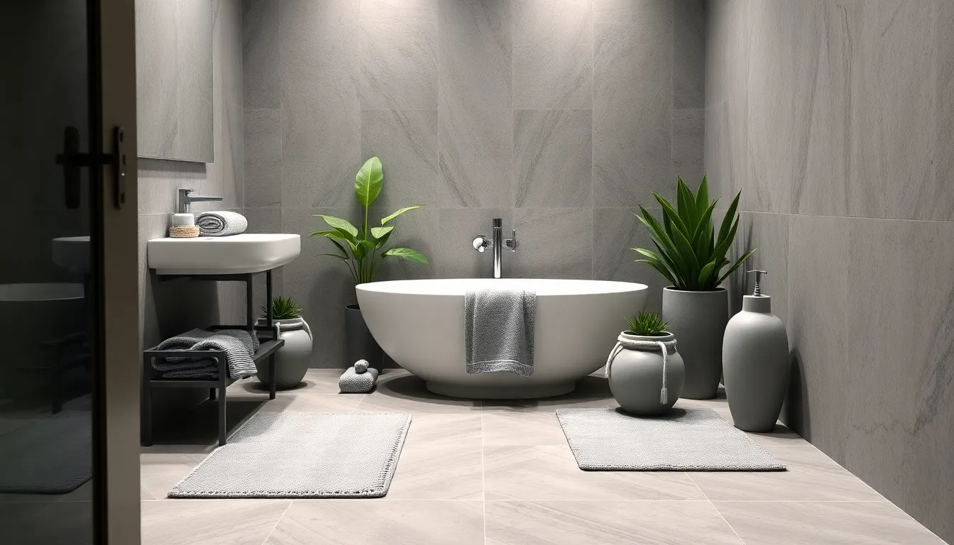 25 Stunning Grey Small Bathroom Ideas That Make Tiny Spaces Look Bigger 12 25 Stunning Grey Small Bathroom Ideas That Make Tiny Spaces Look Bigger 11