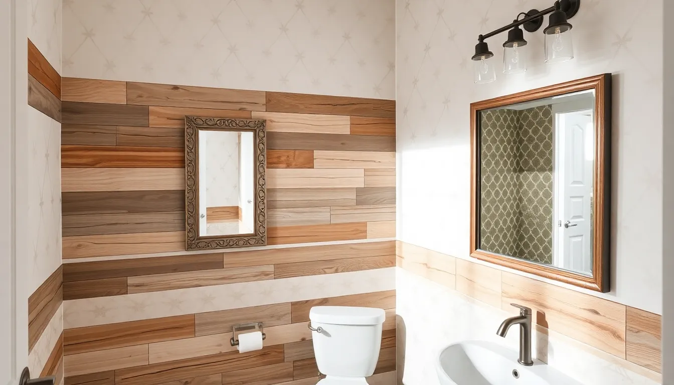 25 Creative Ideas for Bathroom Walls That Will Transform Your Space on Any Budget 11