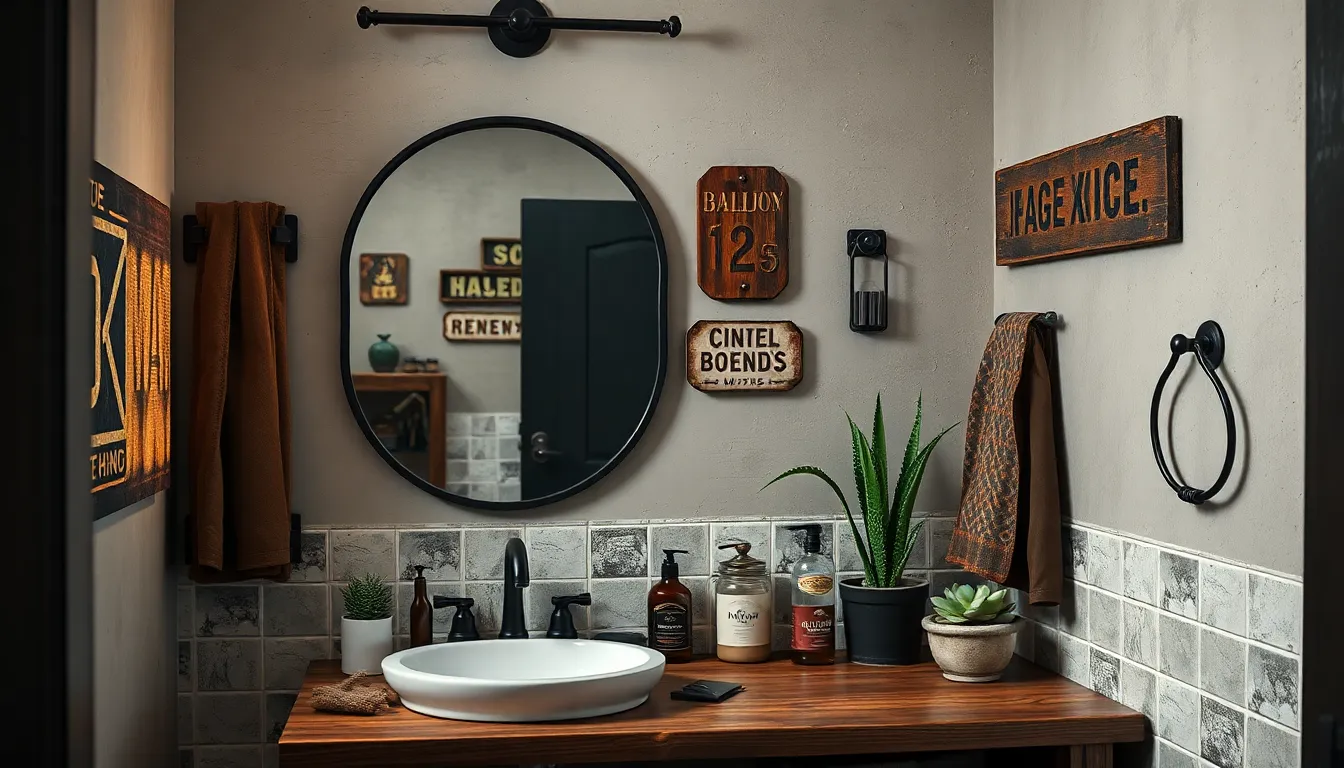 30 Masculine Bathroom Ideas for Men That Actually Look Amazing 11