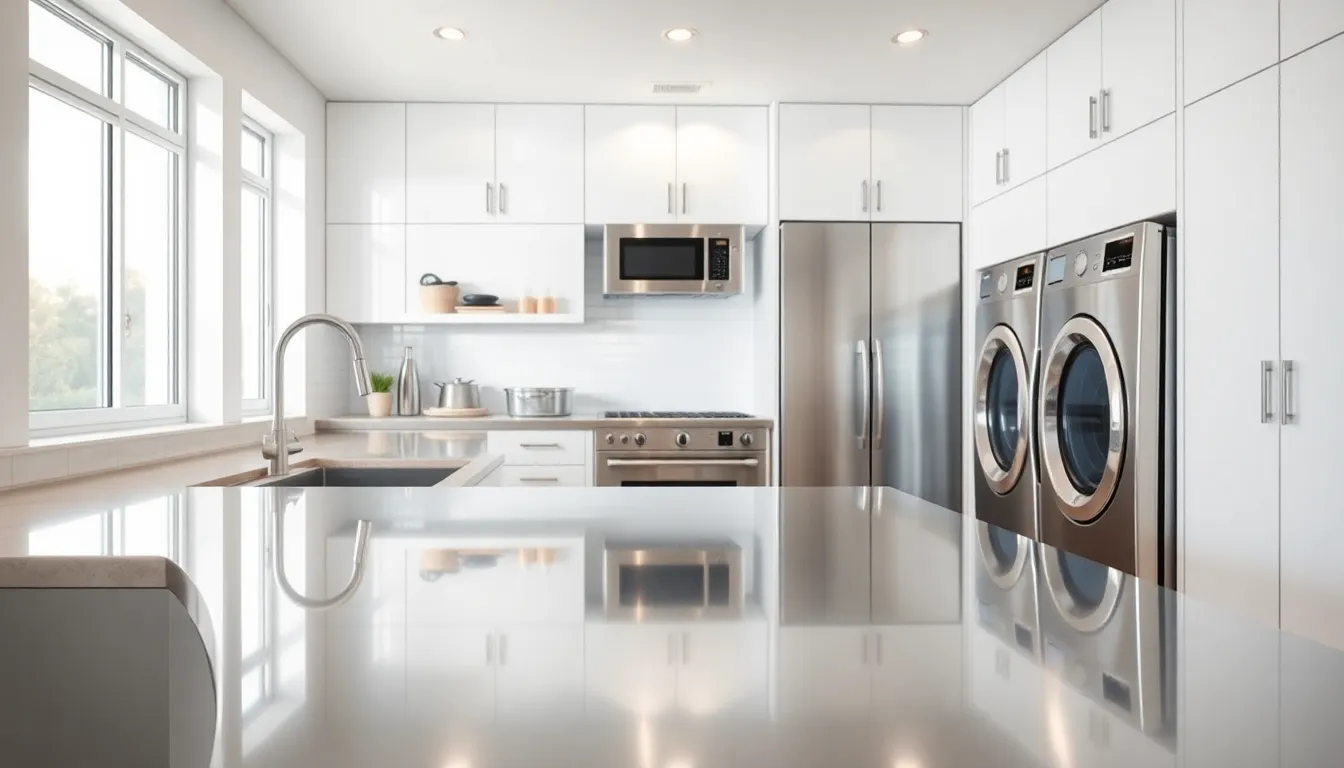 25 Laundry Room Countertop Ideas to Transform Your Space (Budget to Luxury) 12 25 Laundry Room Countertop Ideas to Transform Your Space (Budget to Luxury) 11