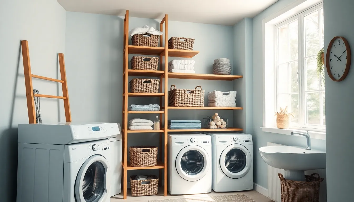 27 Brilliant Laundry Room Shelving Ideas to Maximize Your Space (2025 Guide) 11