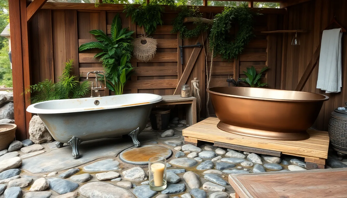 25 Stunning Rustic Outdoor Shower Ideas That'll Transform Your Backyard Into a Spa 12 25 Stunning Rustic Outdoor Shower Ideas That'll Transform Your Backyard Into a Spa 11