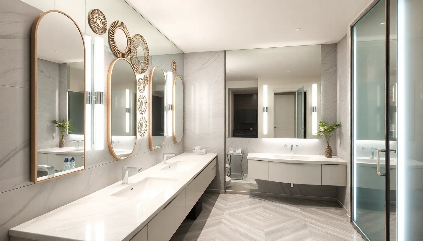 25 Stunning Bathroom Accent Wall Ideas That'll Transform Your Space This Weekend 13