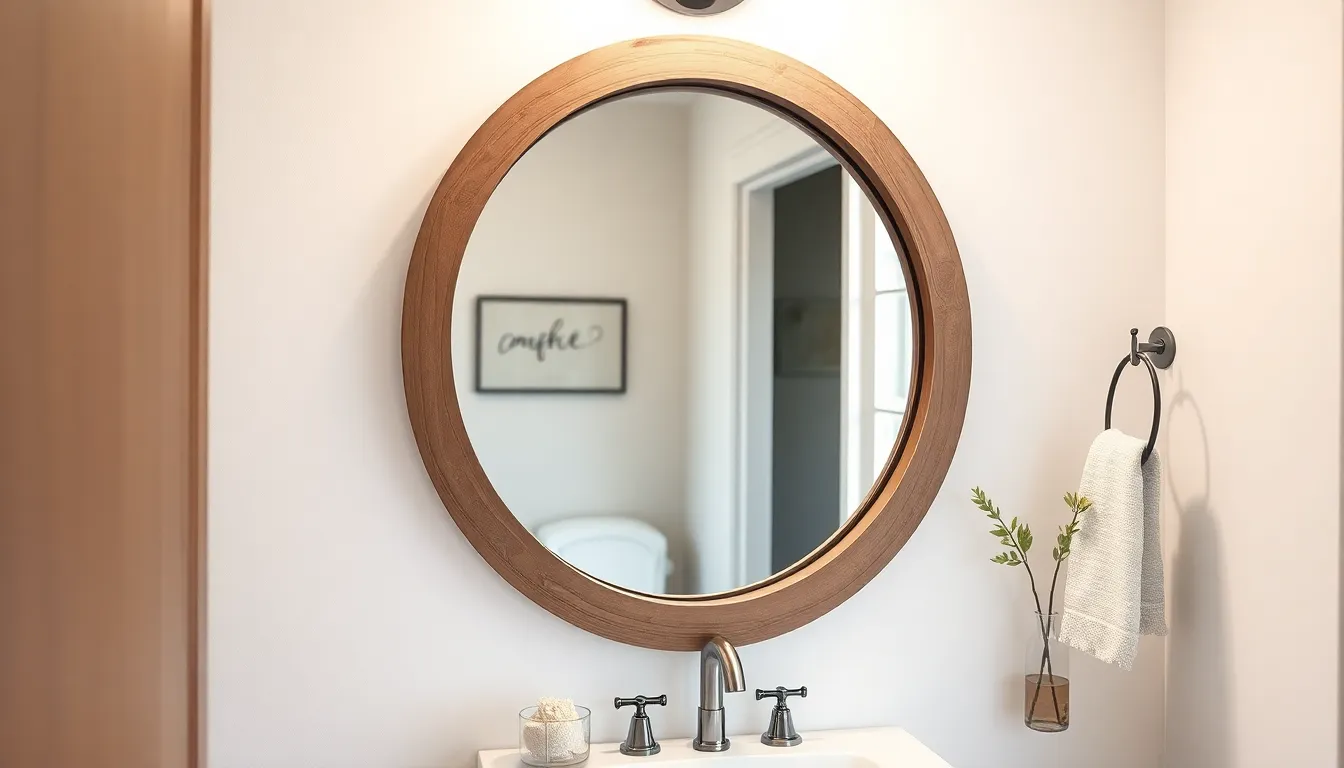 25 Stunning Bathroom Mirror Ideas for Single Sink Vanities That'll Transform Your Space 14 25 Stunning Bathroom Mirror Ideas for Single Sink Vanities That'll Transform Your Space 13