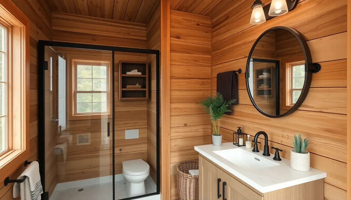 25 Rustic Cabin Bathroom Ideas That Transform Your Space Into a Cozy Retreat 13