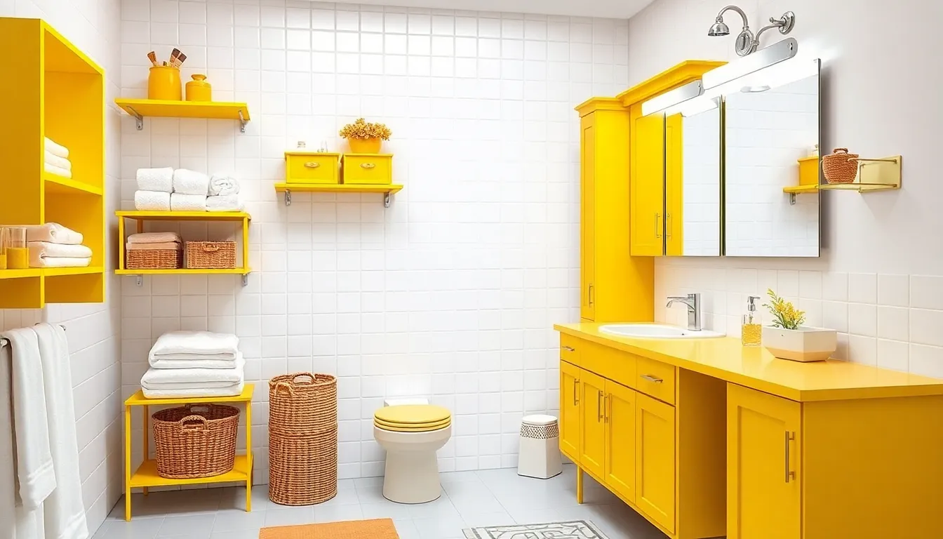 25+ Yellow Bathroom Decorating Ideas That Actually Look Stunning in 2025 13