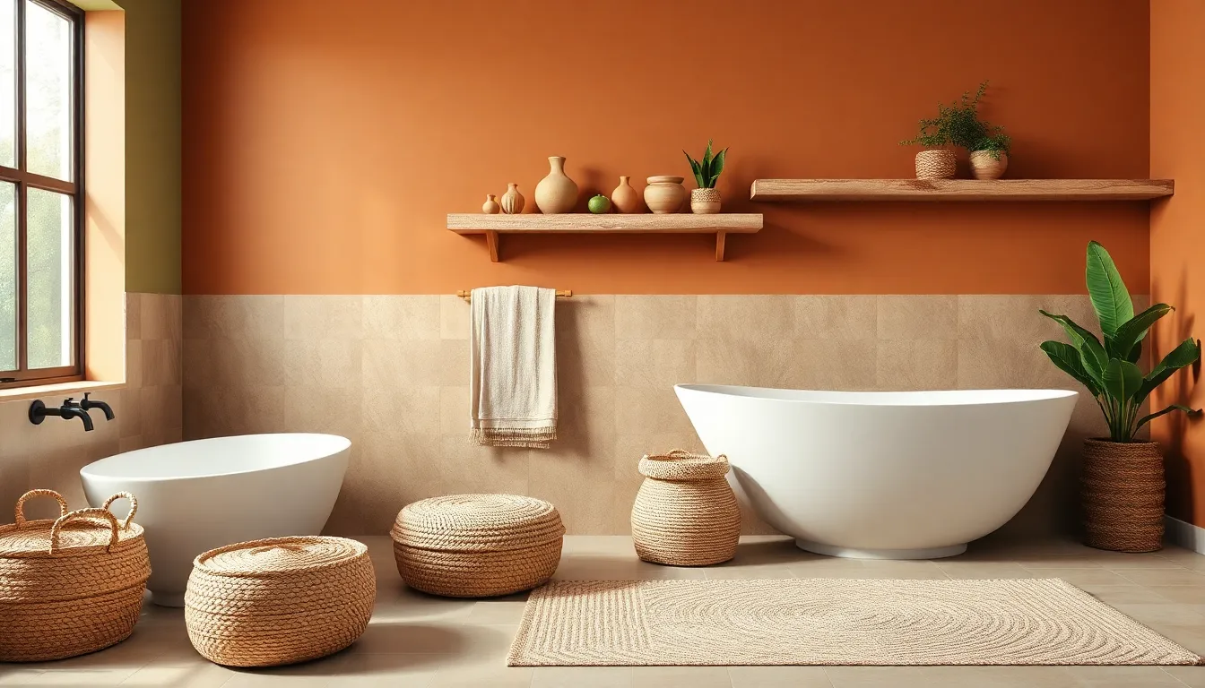 25 Stunning Earth Tone Bathroom Ideas That'll Transform Your Space Into a Spa Retreat 13