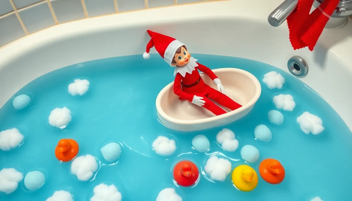 25 Hilarious Elf on the Shelf Bathroom Ideas Kids Will Love This Christmas 14 25 Hilarious Elf on the Shelf Bathroom Ideas Kids Will Love This Christmas 13