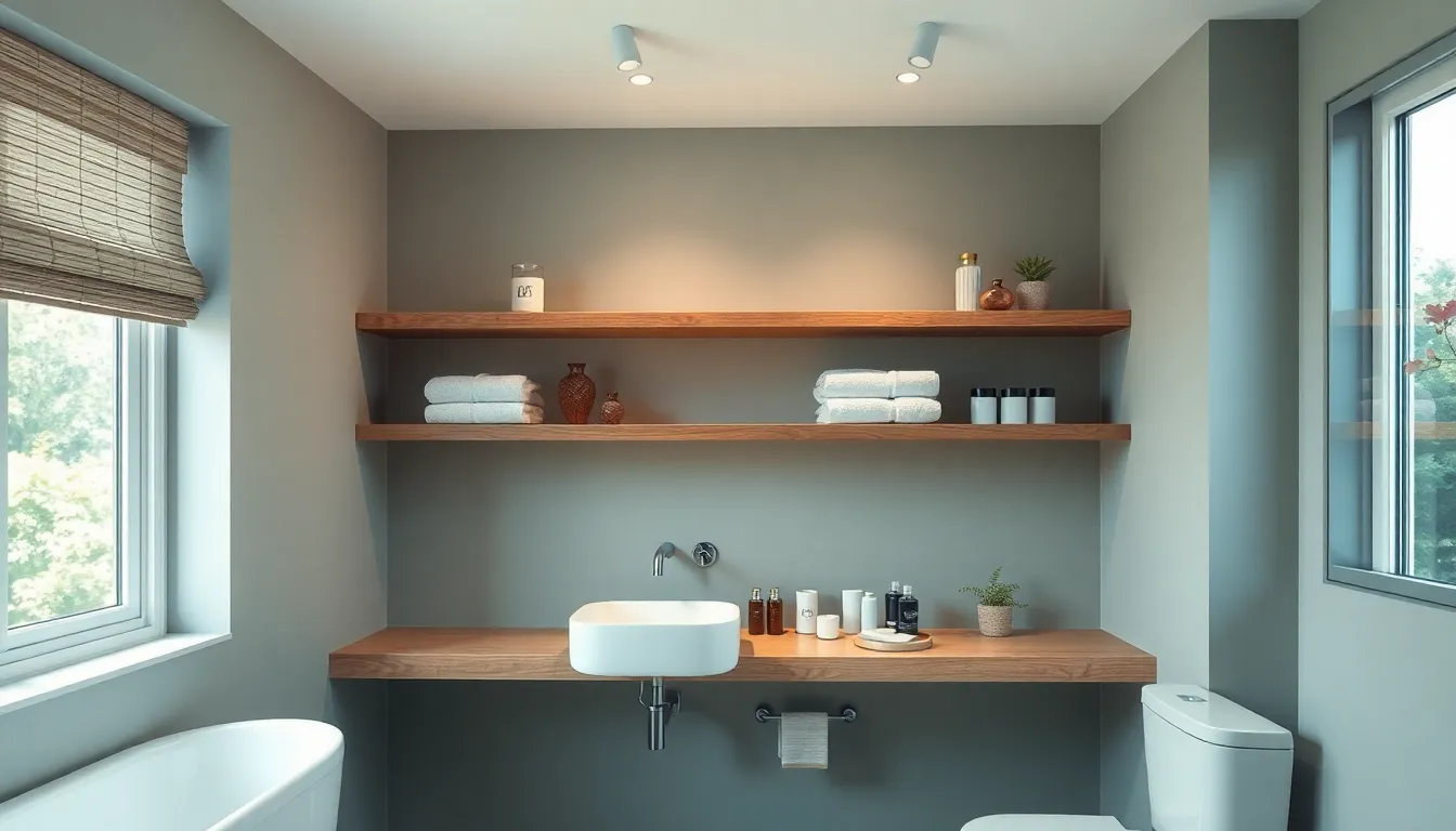 35 Floating Shelves Bathroom Ideas That Maximize Space & Style (2025 Guide) 13