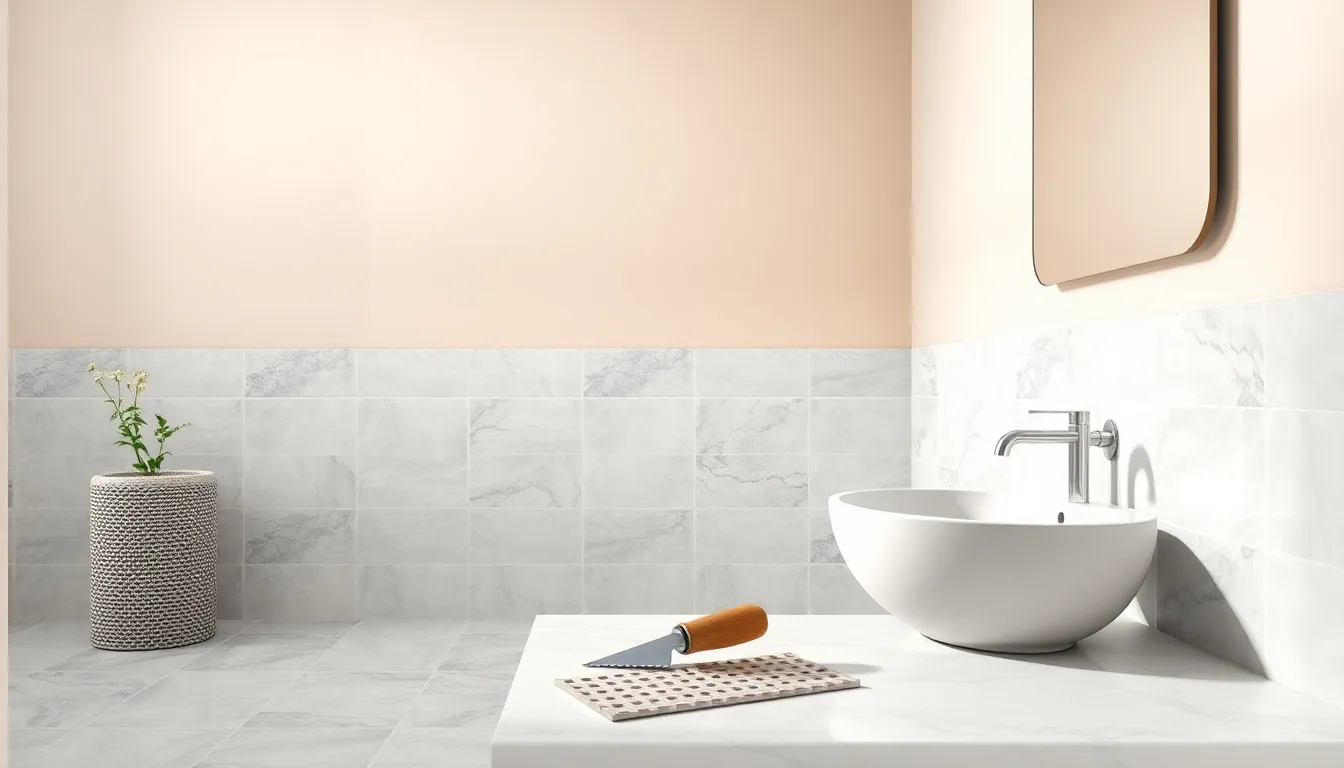 25 Stunning Half Tiled Bathroom Ideas That Will Transform Your Space in 2025 13